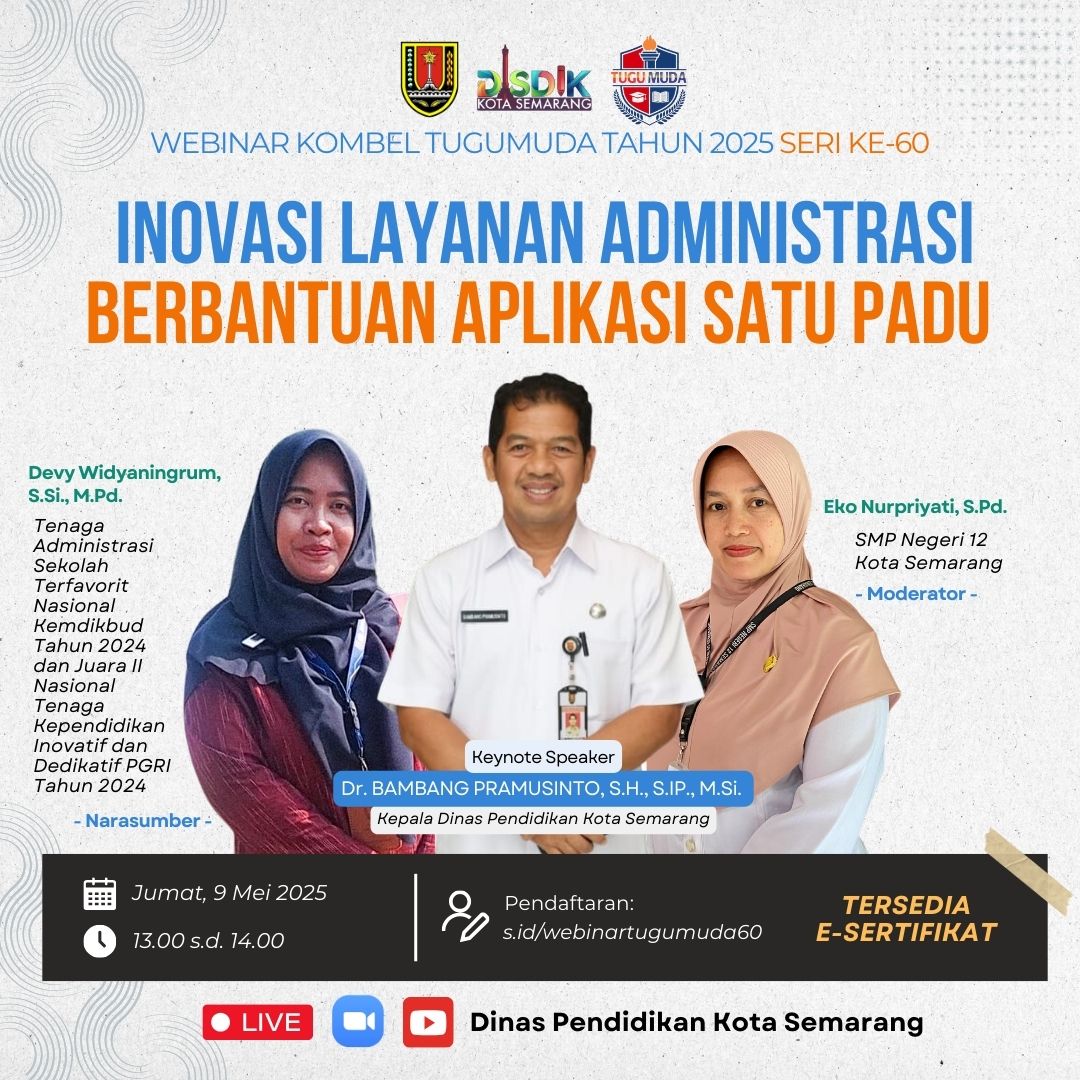 WEBINAR KOMUNITAS BELAJAR TUGUMUDA SERI KE-60